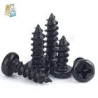 100 шт. M1.4 M1.7 M2 M2.3 M3 винты с крестообразной головкой для микроноутбука, самонарезающие электронные маленькие винты для дерева