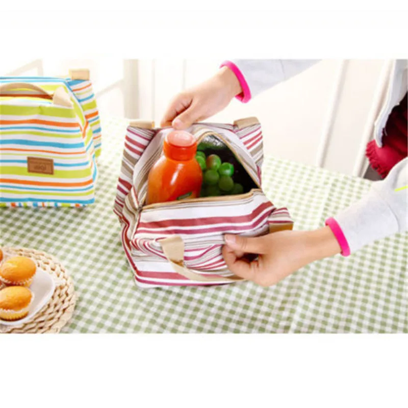 Портативная Изолированная термоохлаждающая коробка для обеда сумка переноски