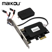 multifunctional pcie pci express gigabit network card remote control switch card computer desktop switch 2 in 1