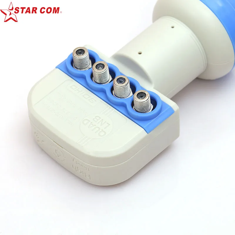 STARCOM QUAD LNB для спутникового телевидения приемник с низким уровнем шума дБ HD