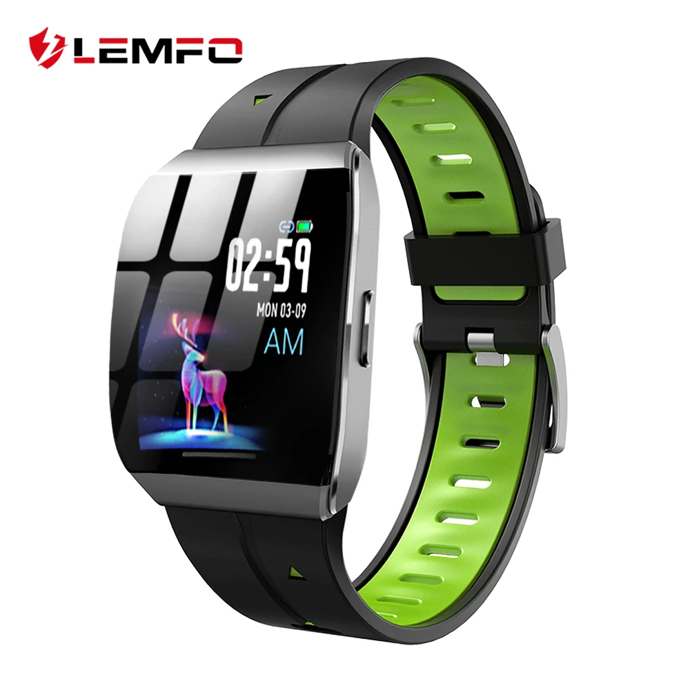 Смарт часы LEMFO X1 1 3 дюйма с большим дисплеем корпус из сплава IP68 водонепроницаемые
