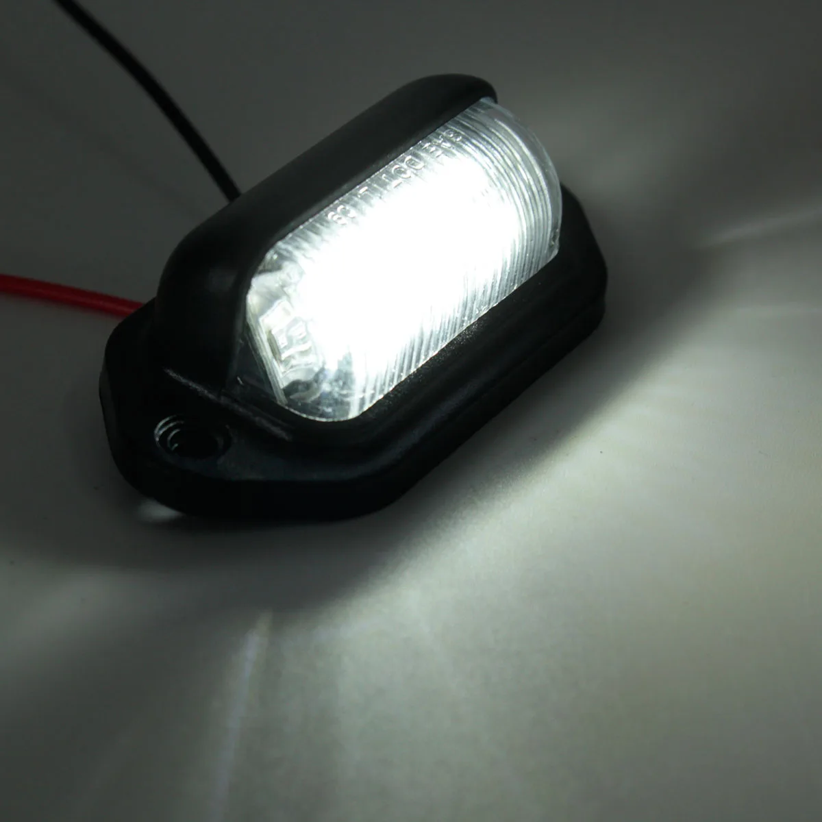 12V 6 светодиодов номерного знака Светильник лампы подсветки номерного знака светильник для мотоцикла лодки самолета Автомобильный Буксировочный RV белый