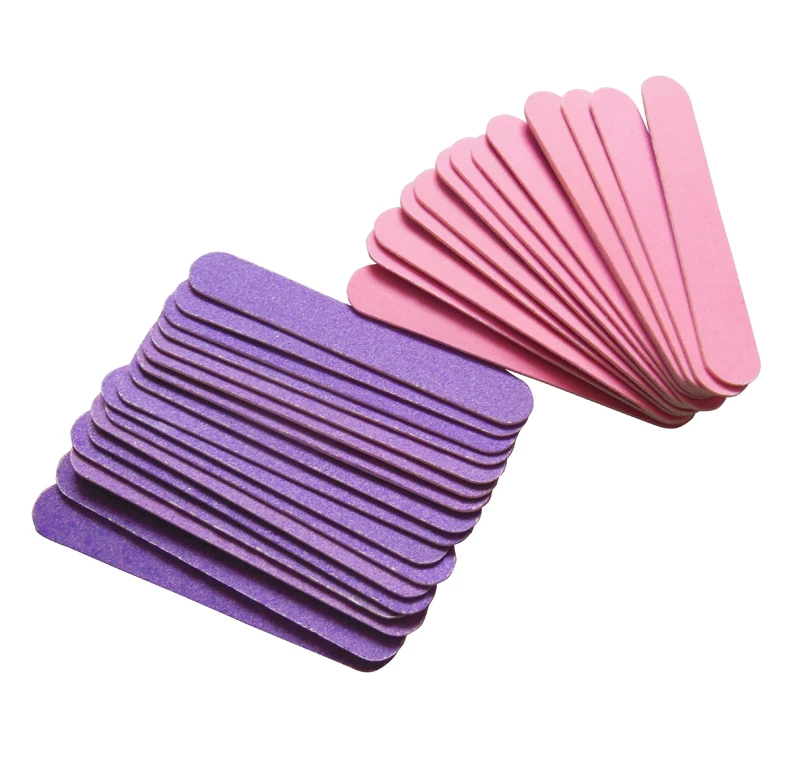 100 шт. мини пилки для ногтей деревянные деревянная доска нарезки 180/180 Маникюр и