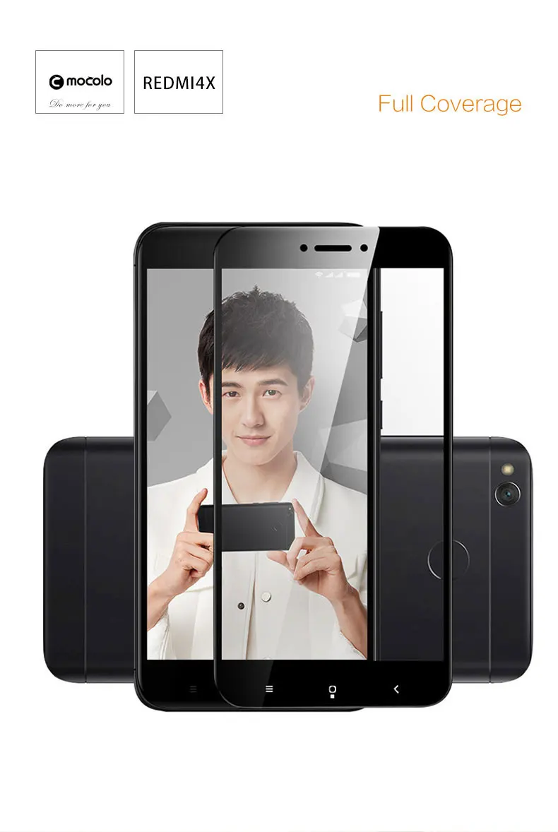 Для Xiaomi Redmi 4X защита экрана Mocolo полное покрытие 9H Закаленное стекло пленка для Redmi 4X Стекло защита экрана