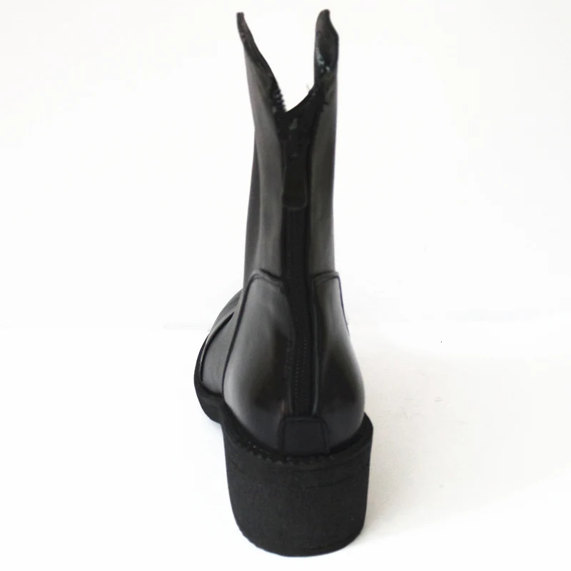 4 цвета Новая мягкая натуральная кожа на молнии женские низкие квадратный каблук