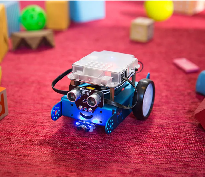 Программируемый Интеллектуальный Обучающий робот автомобиль DIY mBot совместимый с