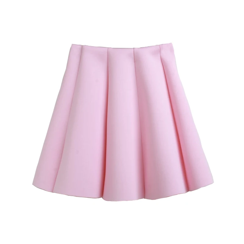 Women Skirts High Waist Solid Mini Skirt School Girls Sexy Cute Pleated Elastic Plus Size 5xl | Женская одежда