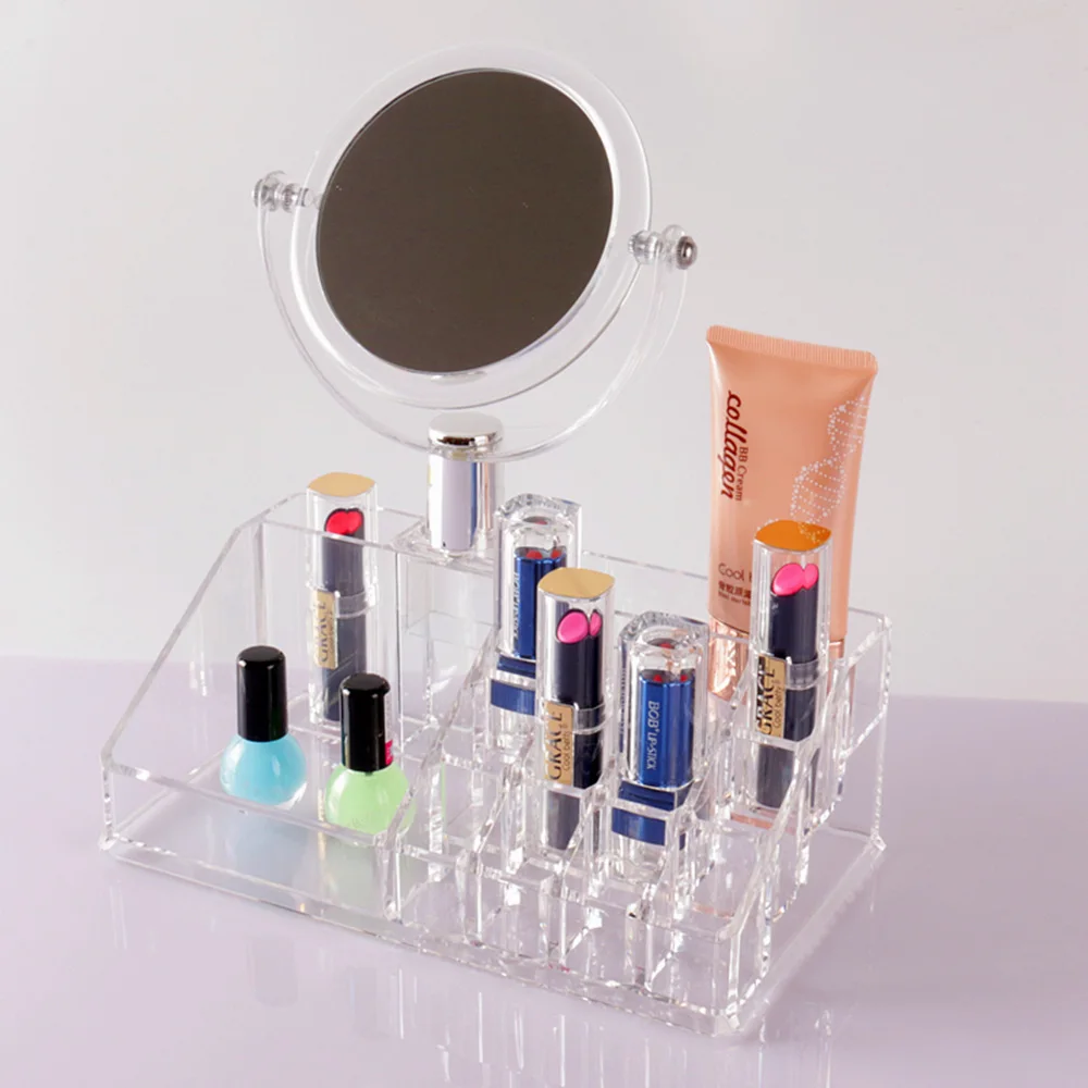 Прозрачный акриловый Многофункциональный косметический Органайзер для макияжа