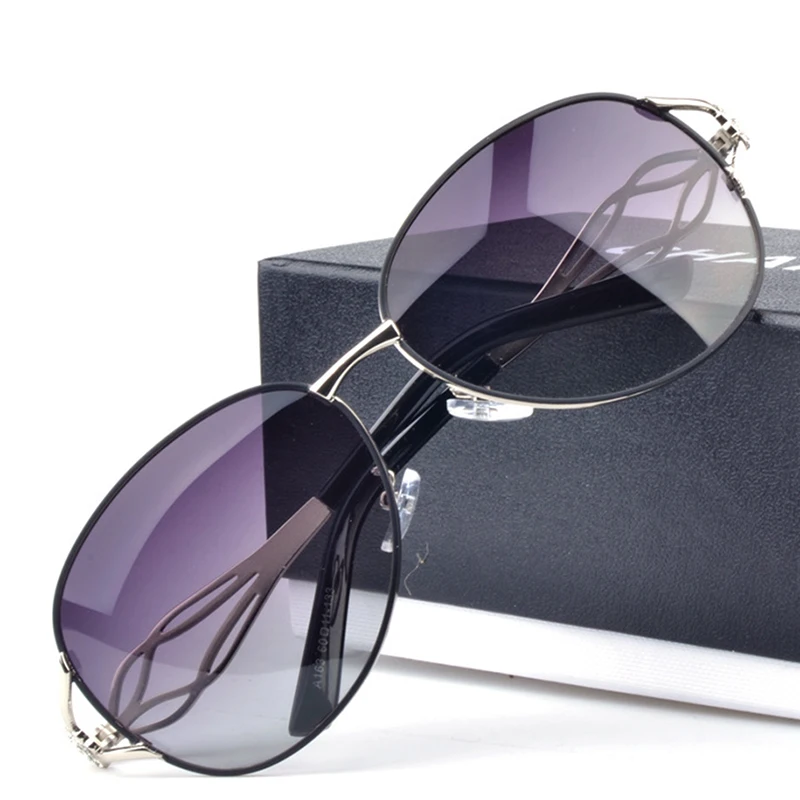 

Rhinestone Design Elegant Polarized Sunglasses for Women Brand Vintage Travel Vacation Gradient Sun Glasses Driving Eyeglass