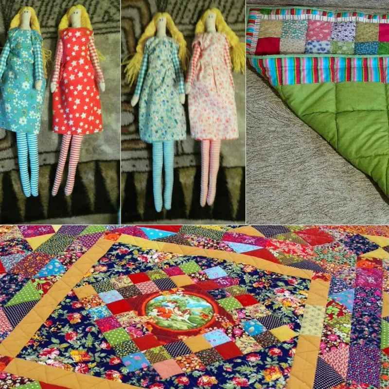 Lucia crafts 15 шт/50 шт случайный смешанный хлопок ткань печатная Лоскутная Ткань