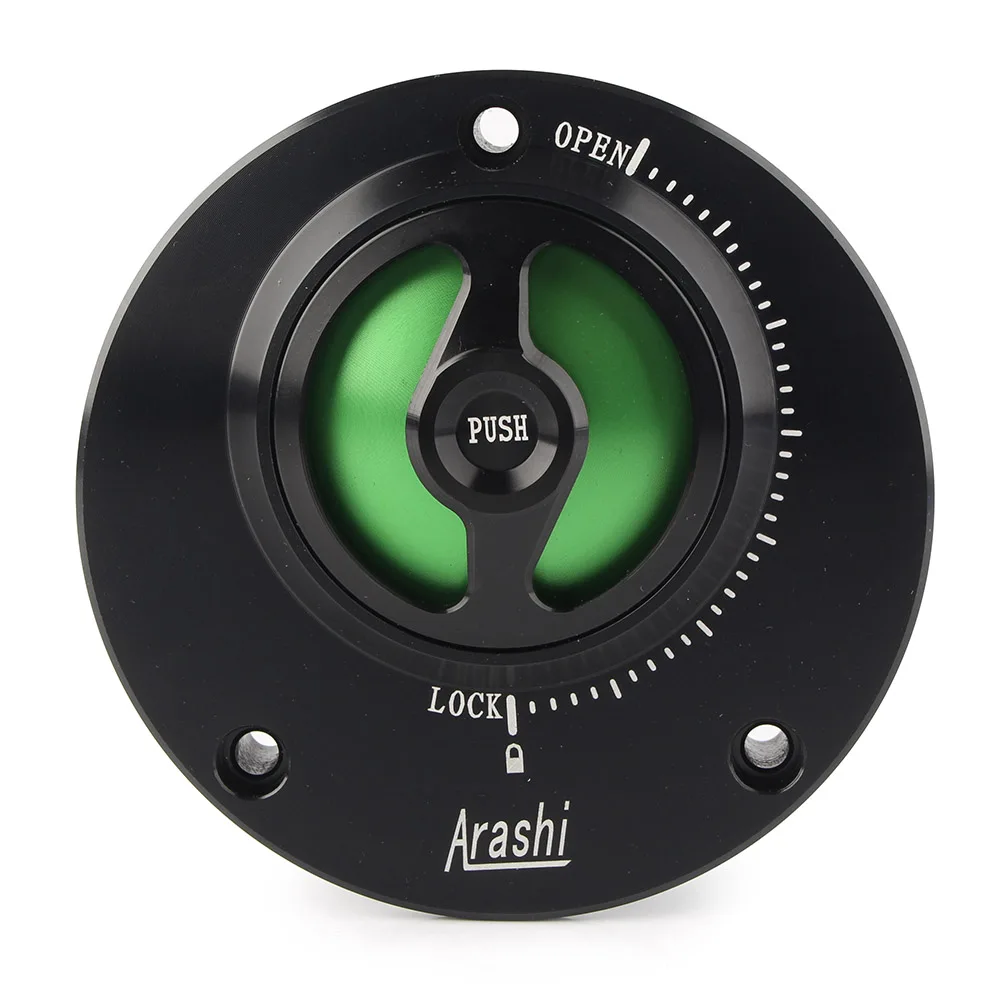Black Green Мотоцикла с ЧПУ Топливный наполнитель крышка бензобака Крышка для Yamaha MT-09/FJR1300/FZ1 FZ6 FAZER/FZ8/MT-03/XJ6 DIVERSION/YZF R1 R6/XJR1300 - Цвет: Black Green