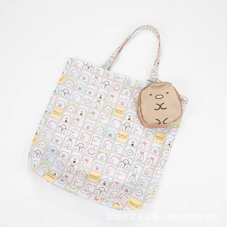 Милый мультфильм Cinnamoroll My Meloday Складная многоразовая сумка для покупок вместительная Экологичная сумка складная сумка для покупок сумки для продуктов