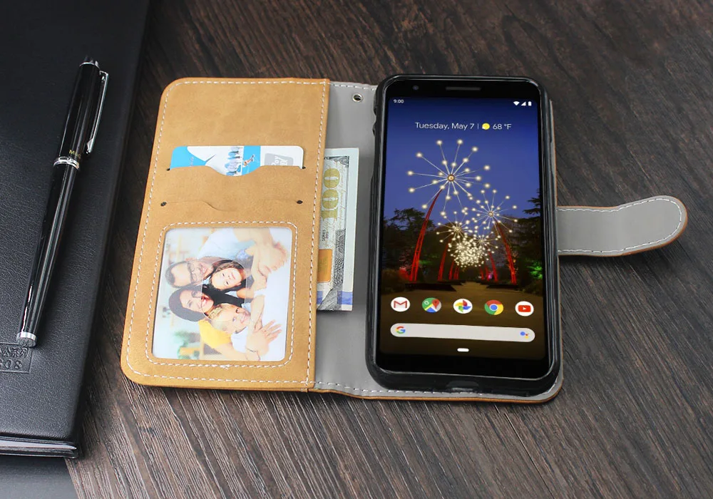 Роскошный Винтажный чехол для Google Pixel 4, 3a, 3, 2, XL, чехол-книжка, кожаный силиконовый чехол-кошелек, ТПУ, бизнес-чехол, держатель для карт