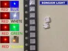 100 шт. 3528 SMD LED двухцветный красный-синий красныйжелтыйзеленыйбелыйсиний зеленый светодиодный s Новый 135 модель железнодорожной железной дороги моделирование PLCC-4