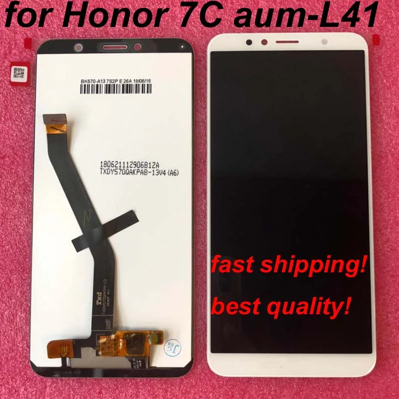 2018 Новый 5 7 дюймов для Huawei Honor 7C aum L41 l29 ЖК дисплей кодирующий преобразователь