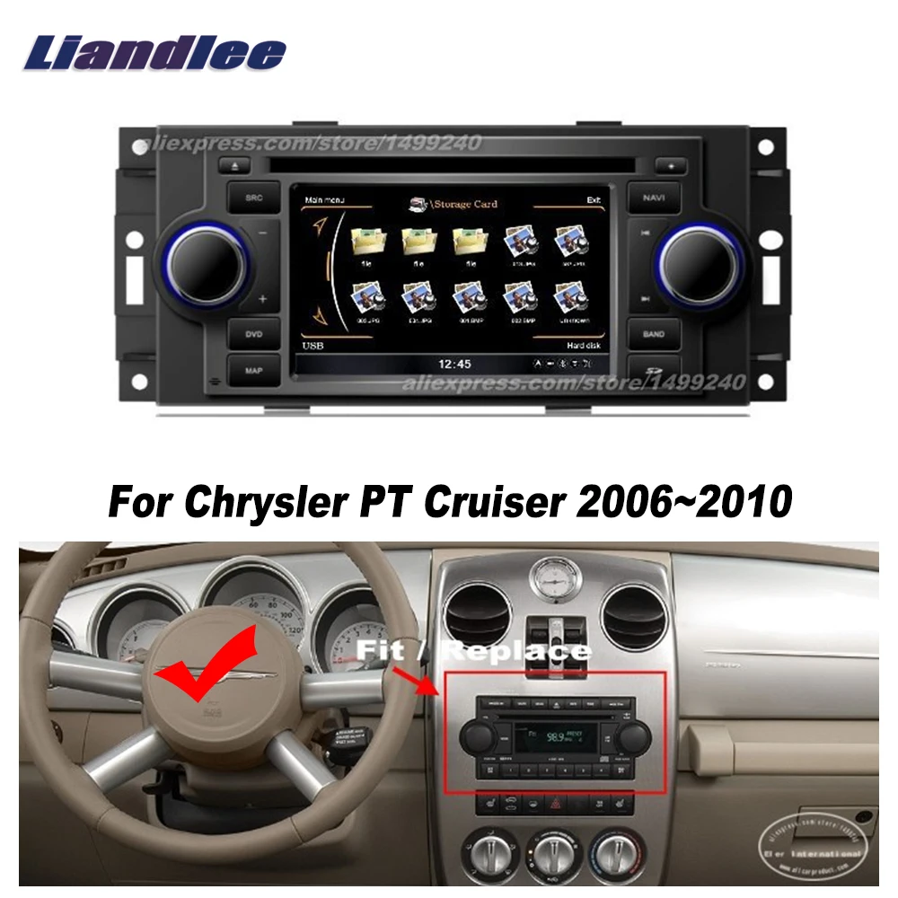 Автомагнитола для Chrysler PT Cruiser 2006 2007 2008 2009 2010 Android DVD плеер GPS HD сенсорный экран