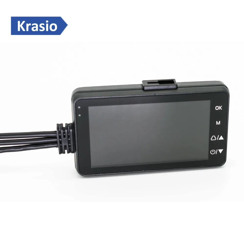 HD 720P Автомобильная черная коробка с двойными линзами мотоциклетный