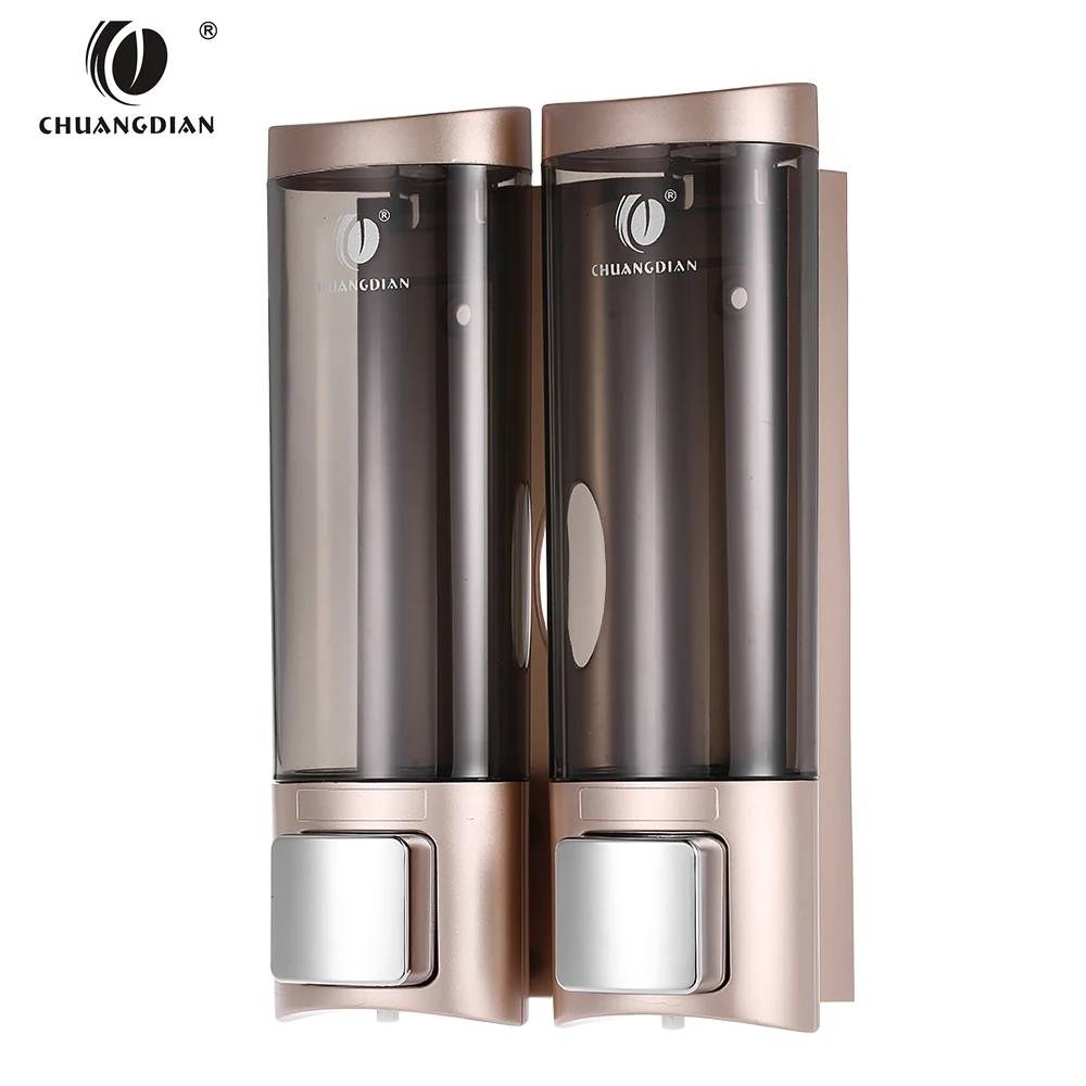 Liquid Soap Dispenser Wall Mounted Bathroom Kitchen Pump Shower Lotion Shampoo Hand Touch | Обустройство дома