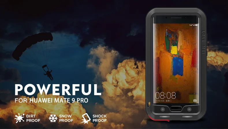 LOVE MEI для HUAWEI P20 Pro Коврики 10 Pro 9 P9 P10 плюс мощный ударопрочный водостойкий металлический чехол для телефона чехол Стекло
