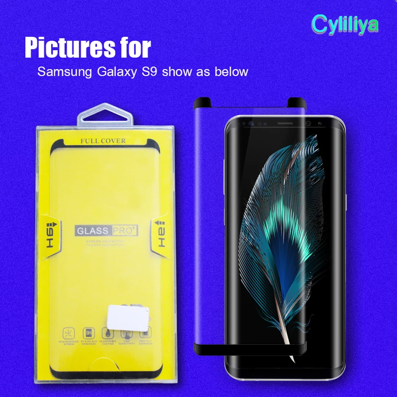 1 шт. закаленное стекло для защиты экрана Samsung Galaxy S9 S8 Plus 3D изогнутая пленка