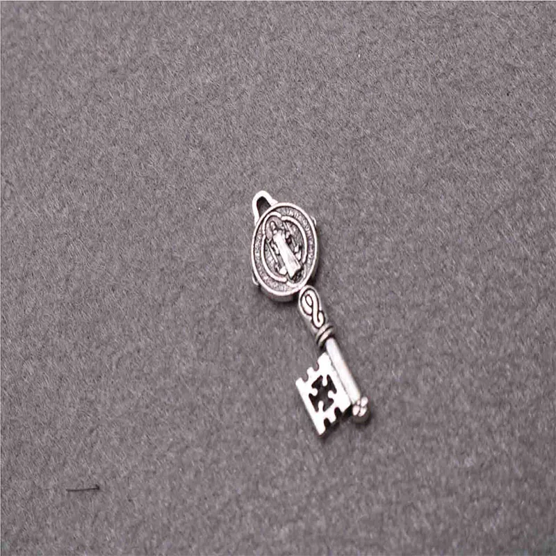 Винтажная античная медаль с изображением Иисуса и бусин религиозная