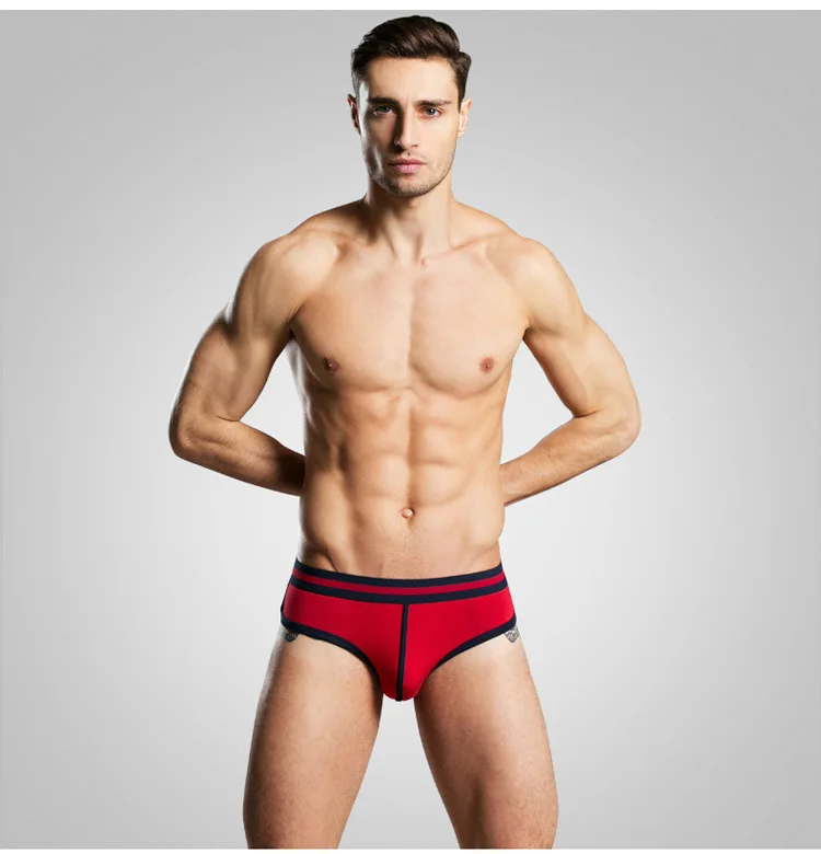 Дизайнерское сексуальное мужское нижнее белье с низкой талией дышащие мужские