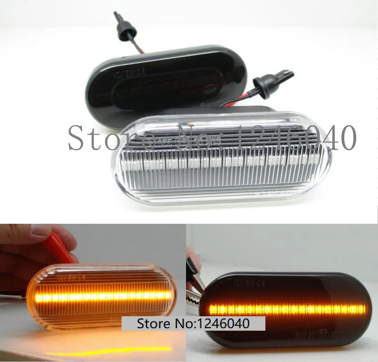 2 шт. Светодиодный Боковой габаритный указатель поворота для VW Bora Golf 3 4 Passat 3BG Vento T5