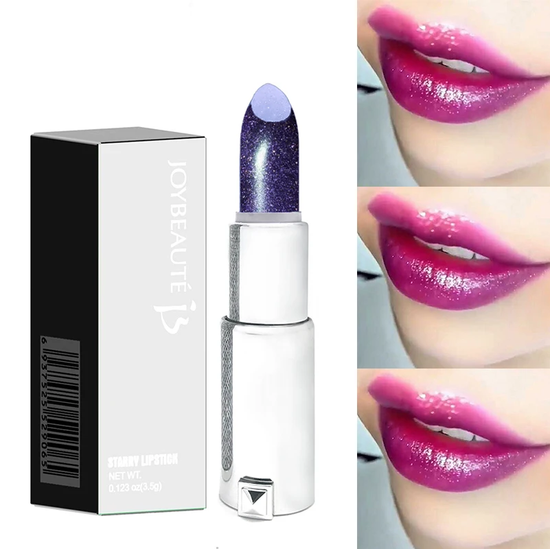 Звездная Волшебная губная помада Бесплатная кисть для губ меняющая цветную