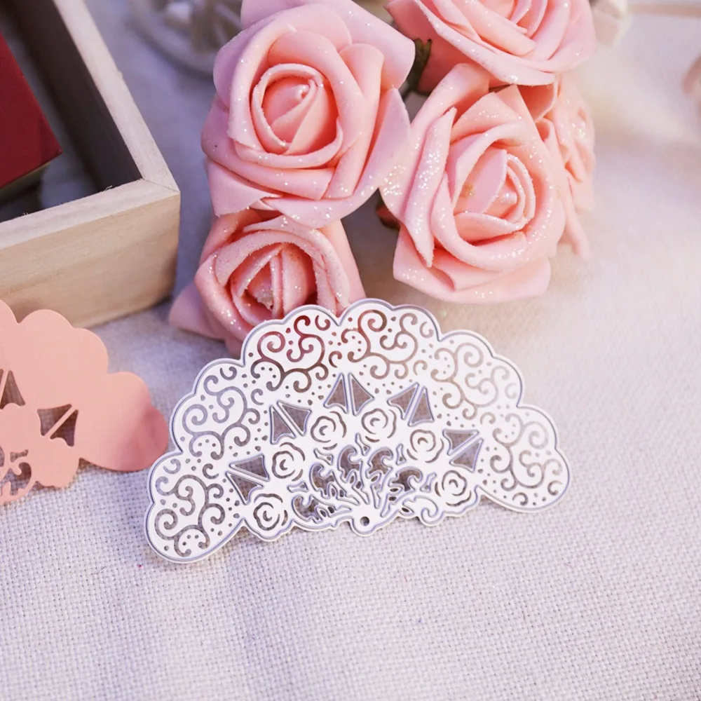 flower DIY Цветочные безделушки металлические режущие штампы Скрапбукинг карты изготовление тиснение папка поздравительные карточные трафареты украшения прозрачные штампы - Цвет: flower