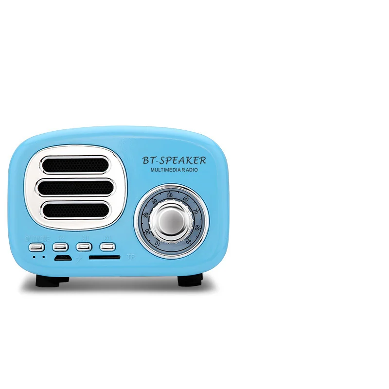 Беспроводная Bluetooth Колонка FooHee радио в стиле ретро поддержка TF карты