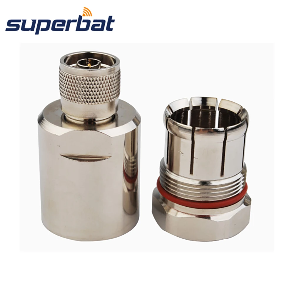 Соединитель Superbat N Plug Twist для гофрированного медного кабеля 7/8 дюйма
