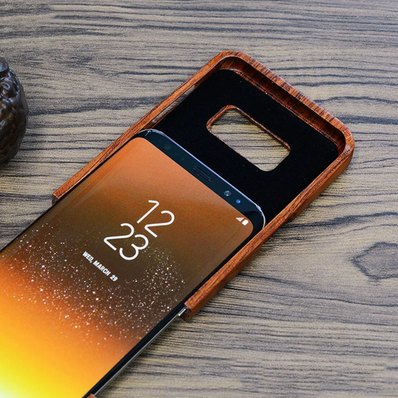 Чехол BOREYOUE для samsung Galaxy S5 S6 S7 S8 S9 Edge Plus бамбуковый резной Дизайн Деревянный чехол s для samsung Galaxy Note 3 4 5 8 чехол