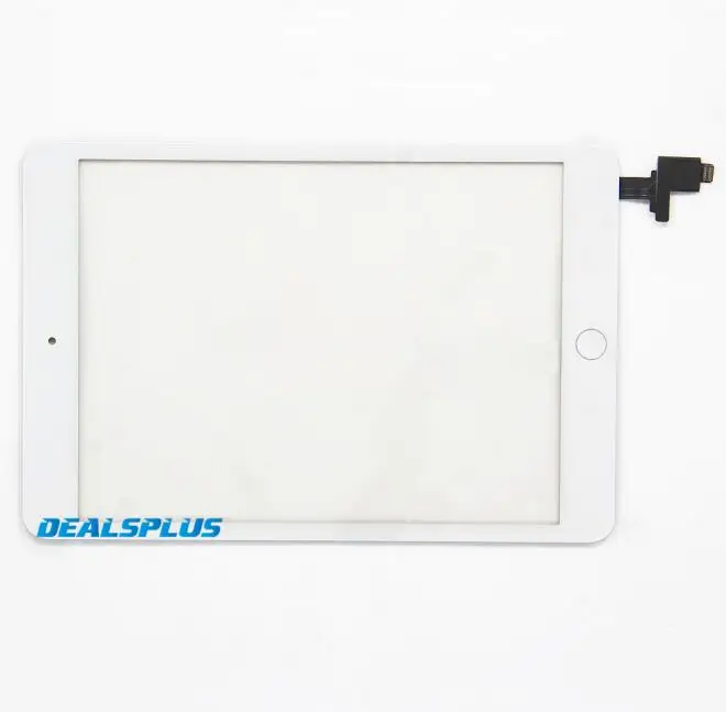 Замена нового сенсорного экрана дигитайзер с IC+ кнопка Home+ гибкий кабель для iPad Mini 1 A1432 A1454 A1455 Mini 2 A1489 A1490 A1491