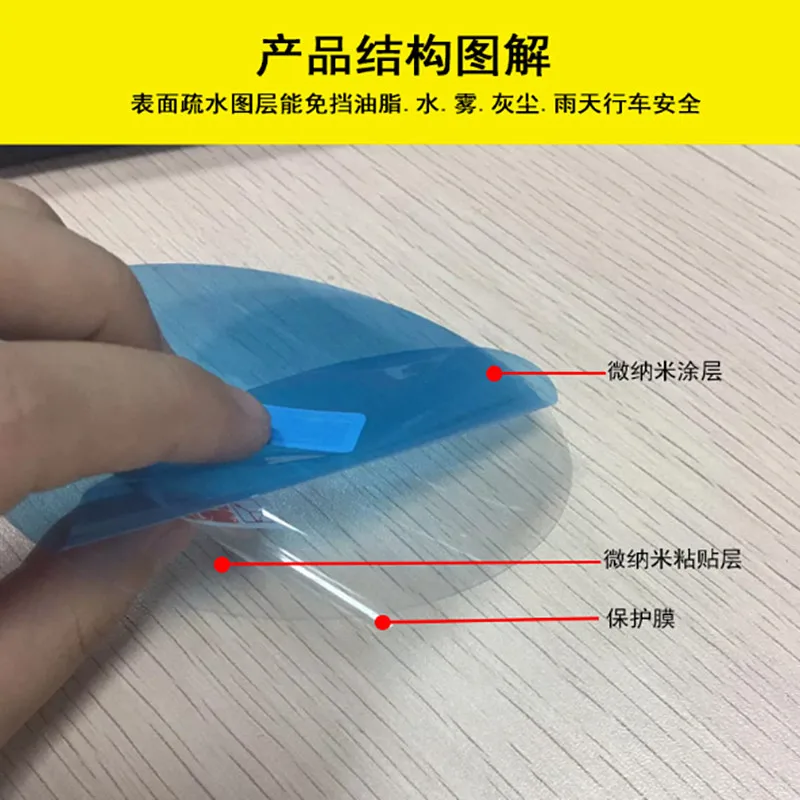 2 шт. Защитная мягкая плёнка для зеркала заднего вида | Автомобили и мотоциклы