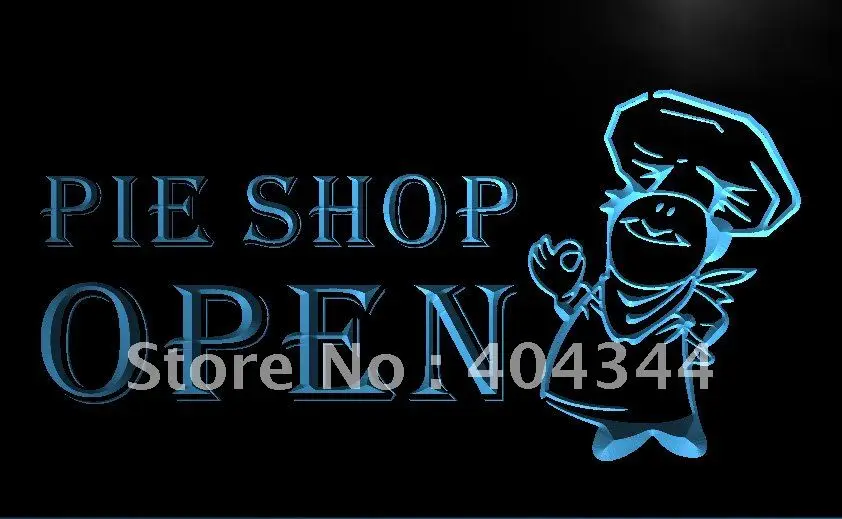 

LB880- Pie Open Display Fluorescent Light Sign
