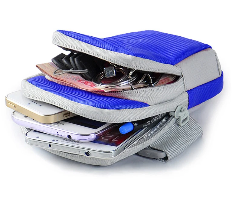 Многофункциональный Спортивный Держатель на молнии для Samsung Galaxy S10 S9 S8 iPhone X 8 7 6 6S