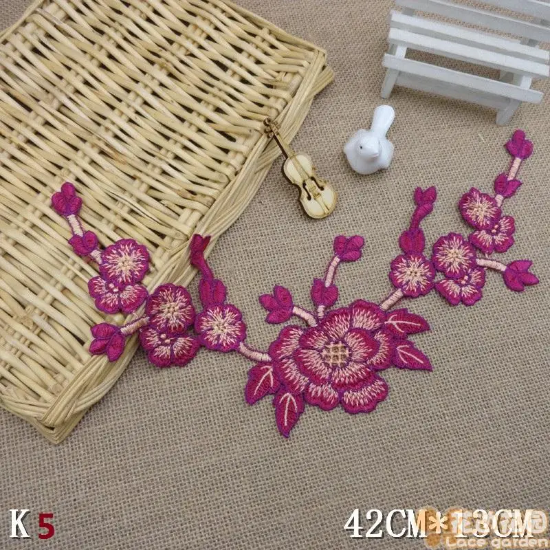 (1 шт./лот) китайский стиль синий зеленый красный коричневый винные патчи для