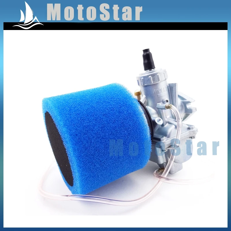 Карбюратор Molkt 26 мм Carb + синий воздушный фильтр 45 для Lifan YX 125cc 140cc 150cc CRF50 китайский