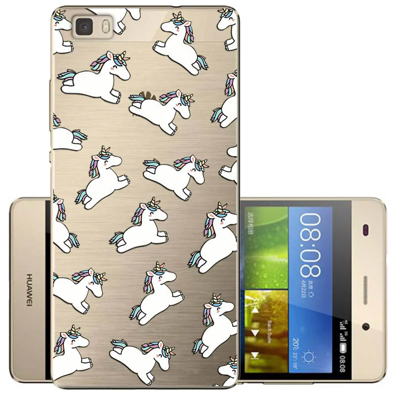 DFM CROWNPRO прозрачный чехол TPU для huawei P8 Lite чехол s силиконовый 5," для huawei P 8 Lite силиконовый чехол мягкий P8lite для телефона - Цвет: DFM