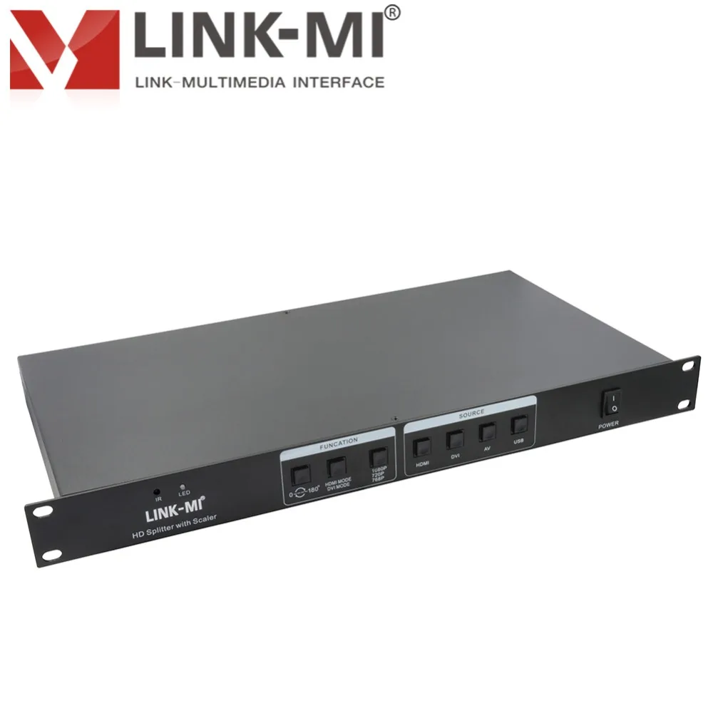 LINK MI LM SP49 HD сплиттер с масштабируемым входом HDMI + AV VGA USB 9 display S|Аксессуары для