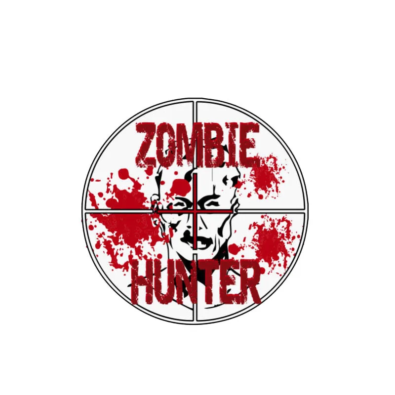 YJZT 11 5 см * смешная наклейка с изображением зомби Hunter Автомобильная из ПВХ