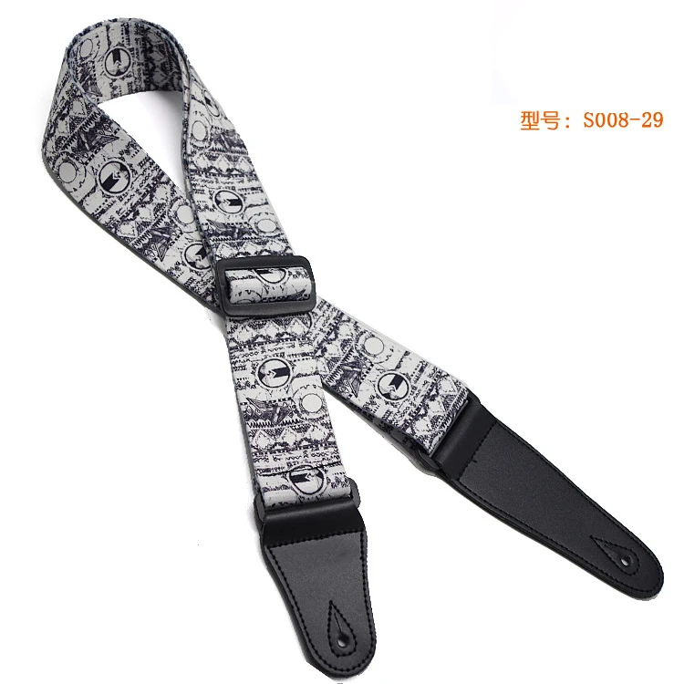 Супер толстые мягкие черно-белые термотрансферные напечатанные ремни для