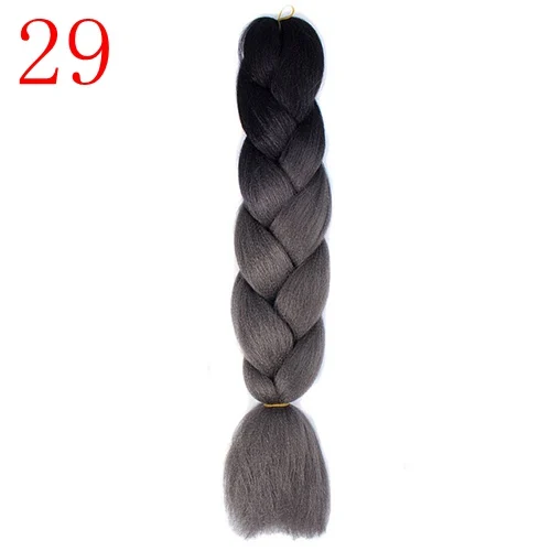 #99 MERISIHAIR, 24 дюйма, Омбре, розовый, блонд, красный, синий, плетеные волосы, синтетические, вязанные волосы для наращивания, огромные косички, прически - Цвет: #99