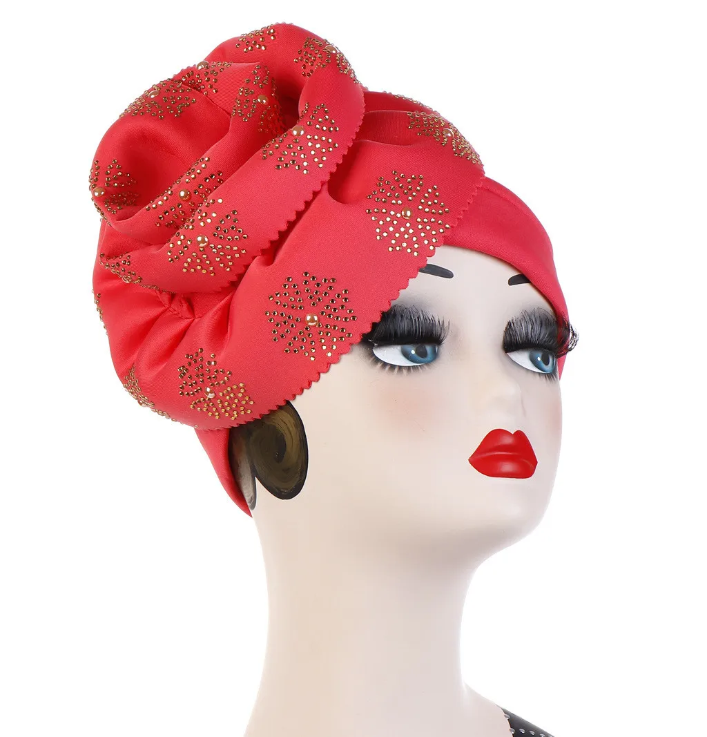 Летние шапочки без полей для женщин повседневные тюрбан головной обруч крышки