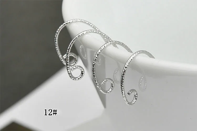 Copper plated genuine gold-shaped hook and ear hook-diy-hand-made materials for wrapped earrings accessories | Украшения и