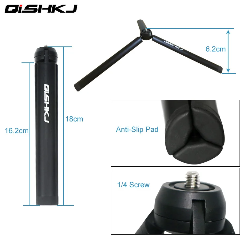 Алюминиевый мини штатив для штатива селфи палки раздвижной монопод смартфонов