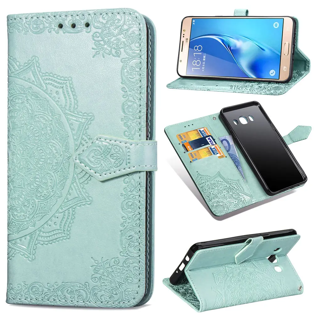 3D цветочный бумажник чехол для samsung Galaxy Note 8, 9, 10, S10E S6 S7 край S8 S9 S10 плюс A7 A9 A6 A8 A5 A3 A40 A50 крышка