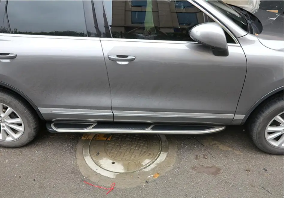 Автомобильные подножки для Volkswagen VW Touareg 2011 2016 Боковые педали высокого качества