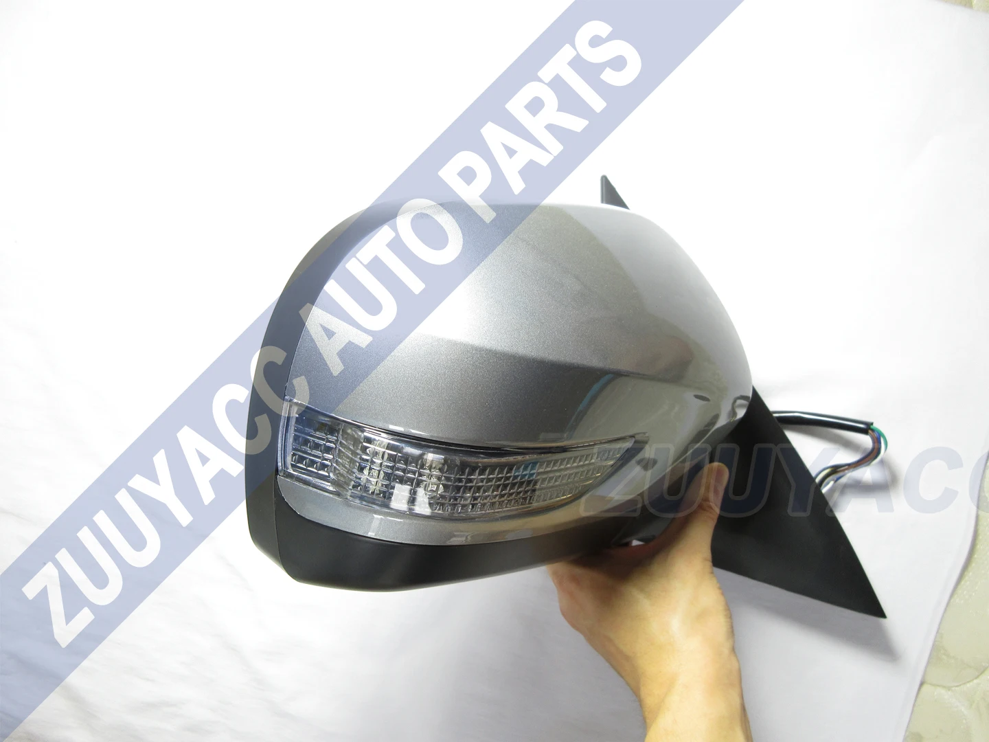 Боковое зеркало заднего вида боковое освещение стеклянная рамка корпус детали