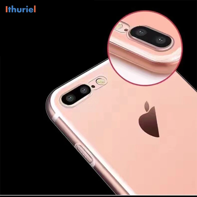 Прозрачный мягкий гибкий гелевый ТПУ чехол для iPhone 8 7 6s 6 Plus|for iphone|clear casetransparent case |